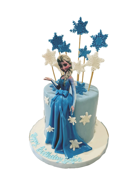 Sofia Frozen Fondant Cake
