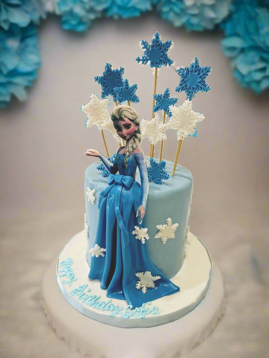 Sofia Frozen Fondant Cake
