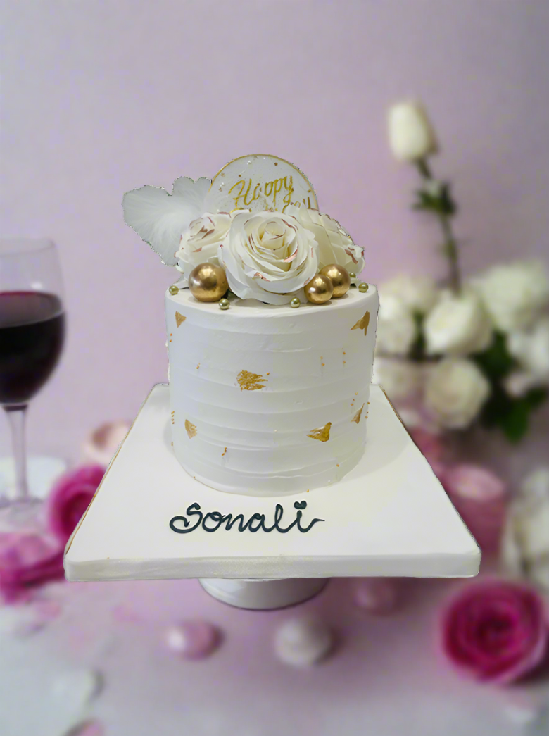 Sonali Ivory Cream Cake
