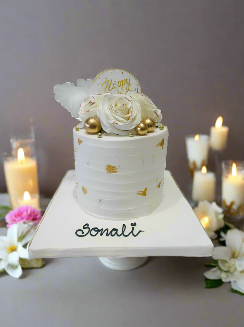 Sonali Ivory Cream Cake
