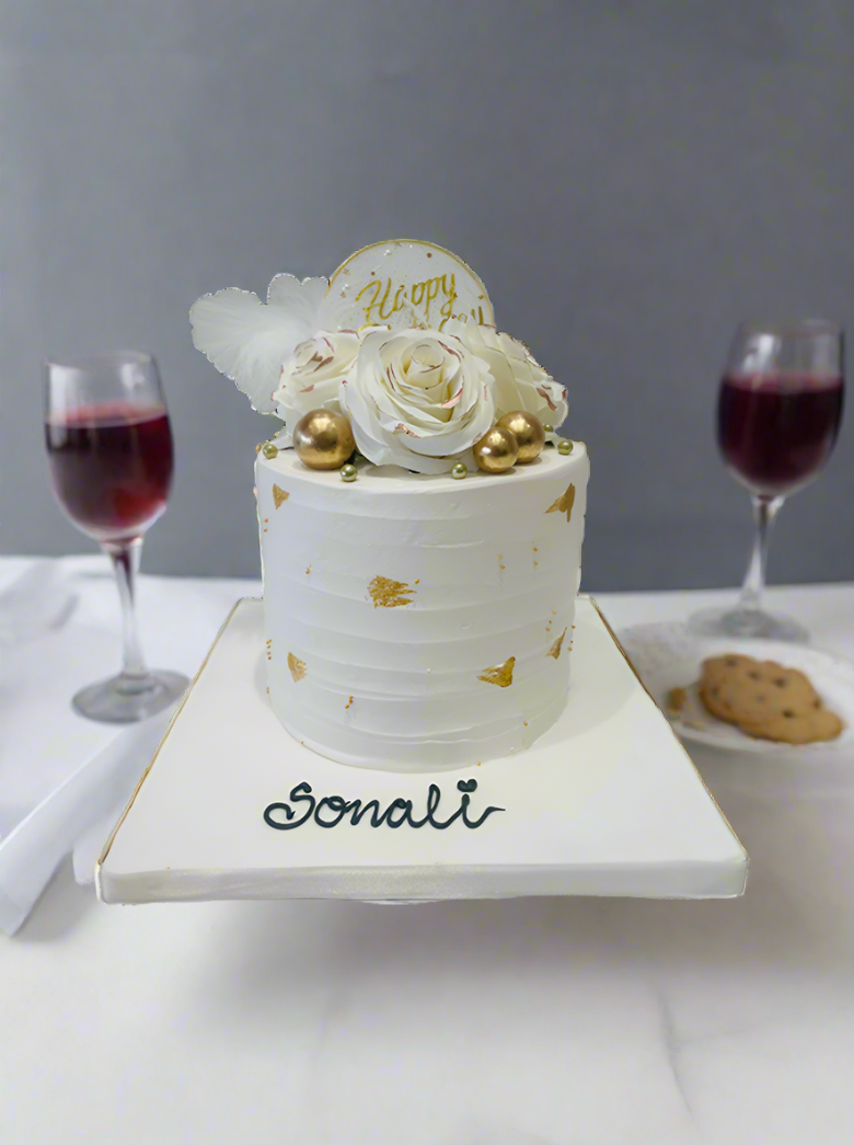 Sonali Ivory Cream Cake