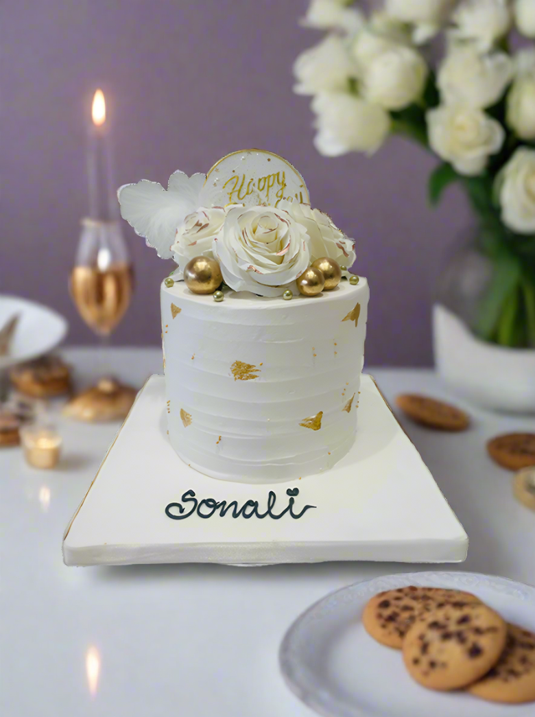 Sonali Ivory Cream Cake