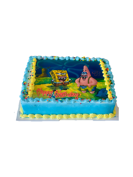 Spongebob Photo Cake