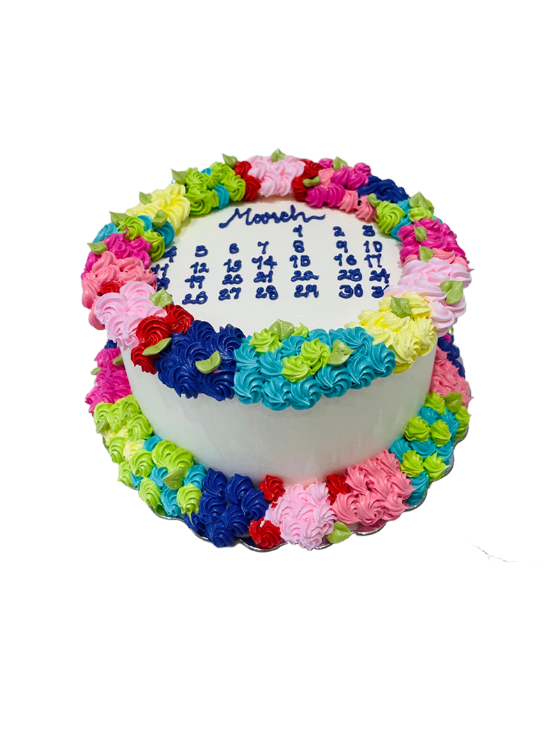 Spring Blossom Cream Cake
