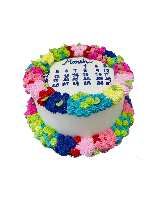 Spring Blossom Cream Cake
