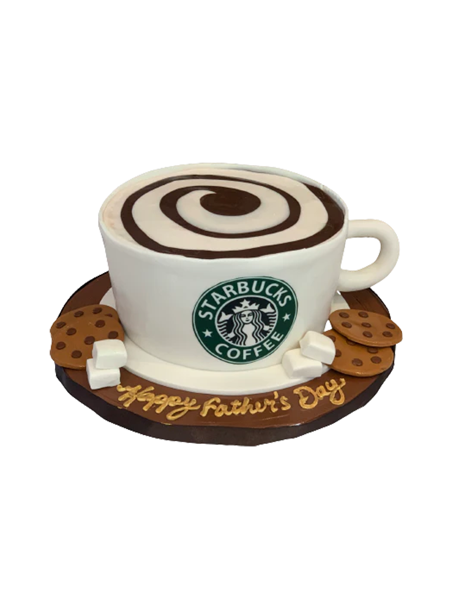 Starbucks Cup Molded Fondent Cake