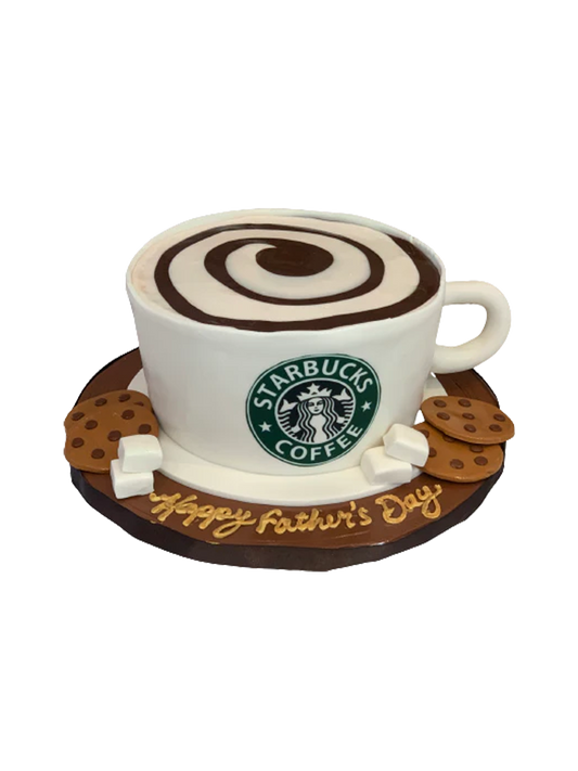 Starbucks Cup Molded Fondent Cake