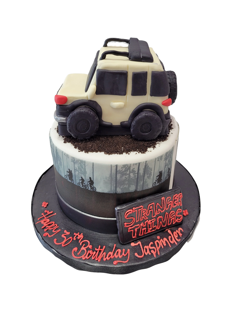 Stranger Things Fondant Cake