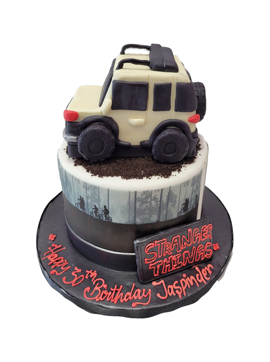 Stranger Things Fondant Cake