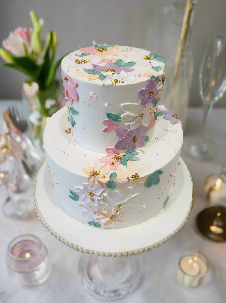 Suhana Cream Tiered Cake