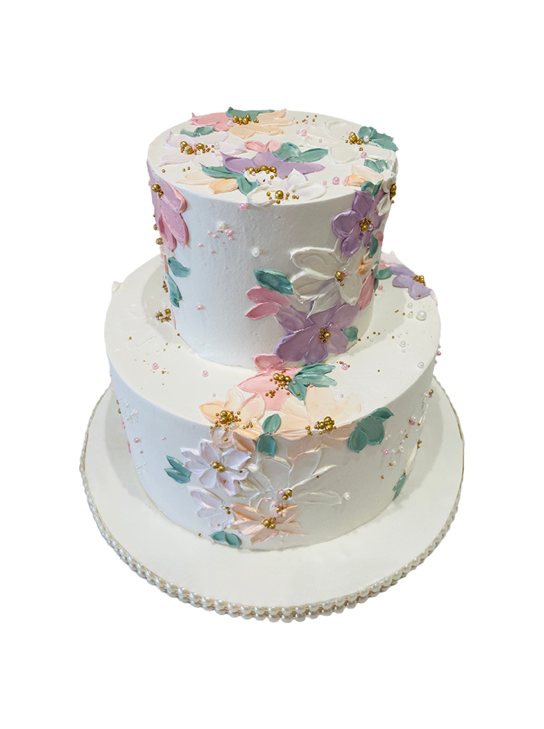 Suhana Cream Tiered Cake