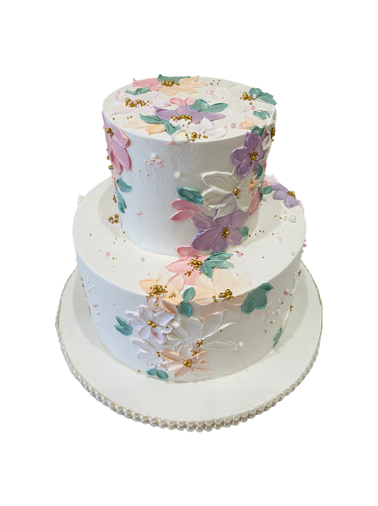 Suhana Cream Tiered Cake