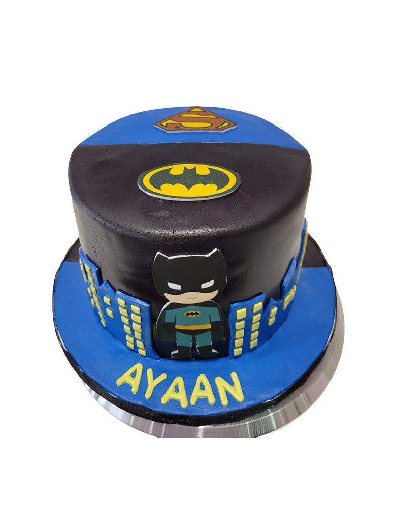 Superhero Split Cake