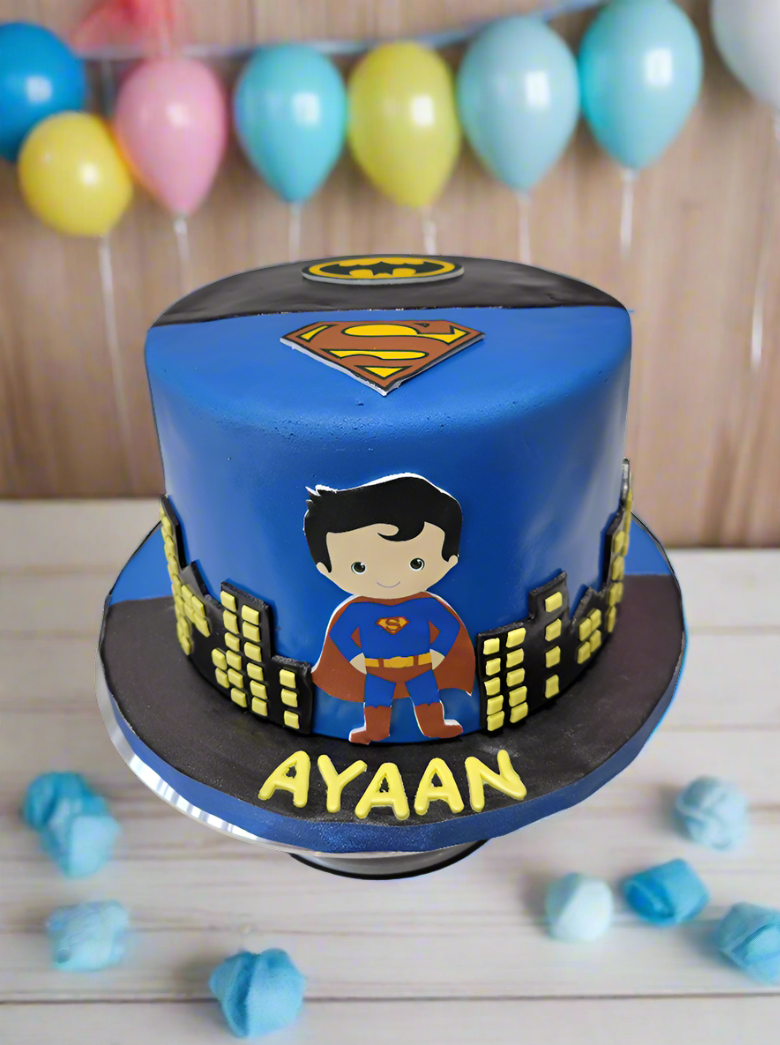 Superhero Split Cake
