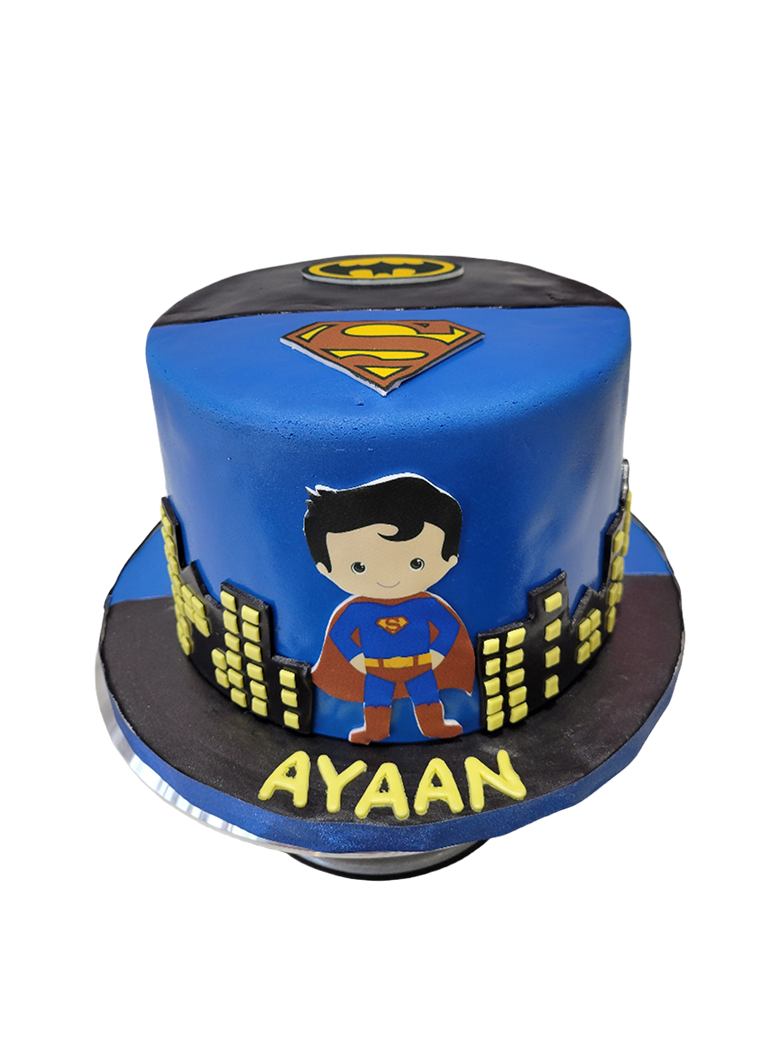 Superhero Split Cake