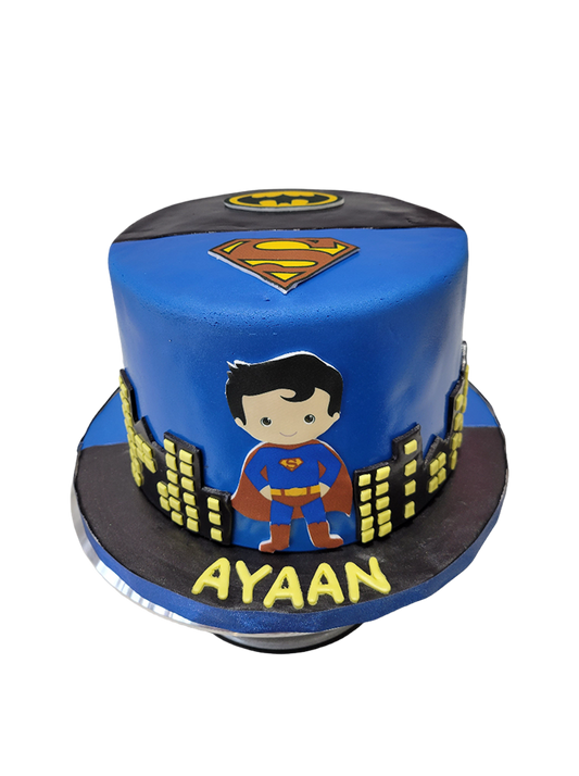 Superhero Split Cake