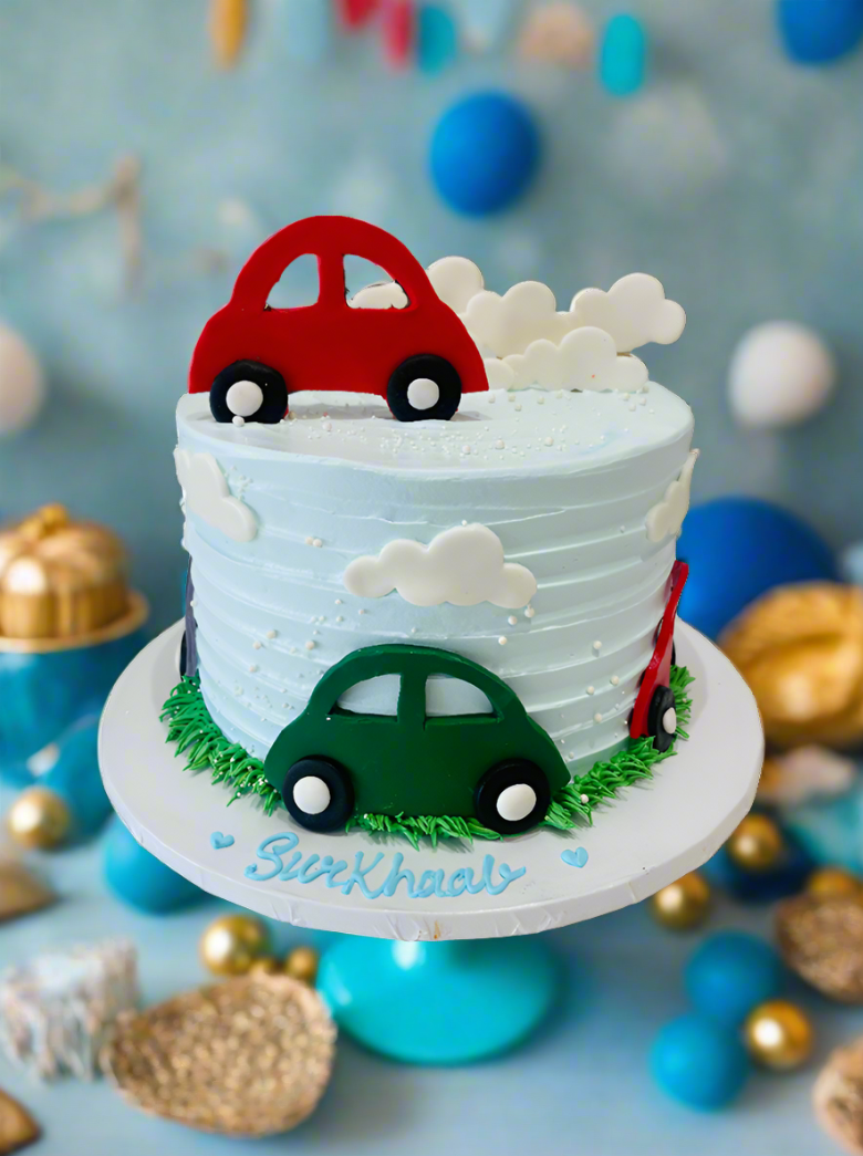 Surkhaab Car Cream Cake