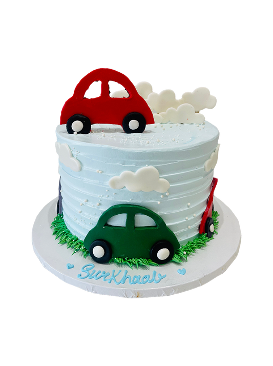 Surkhaab Car Cream Cake