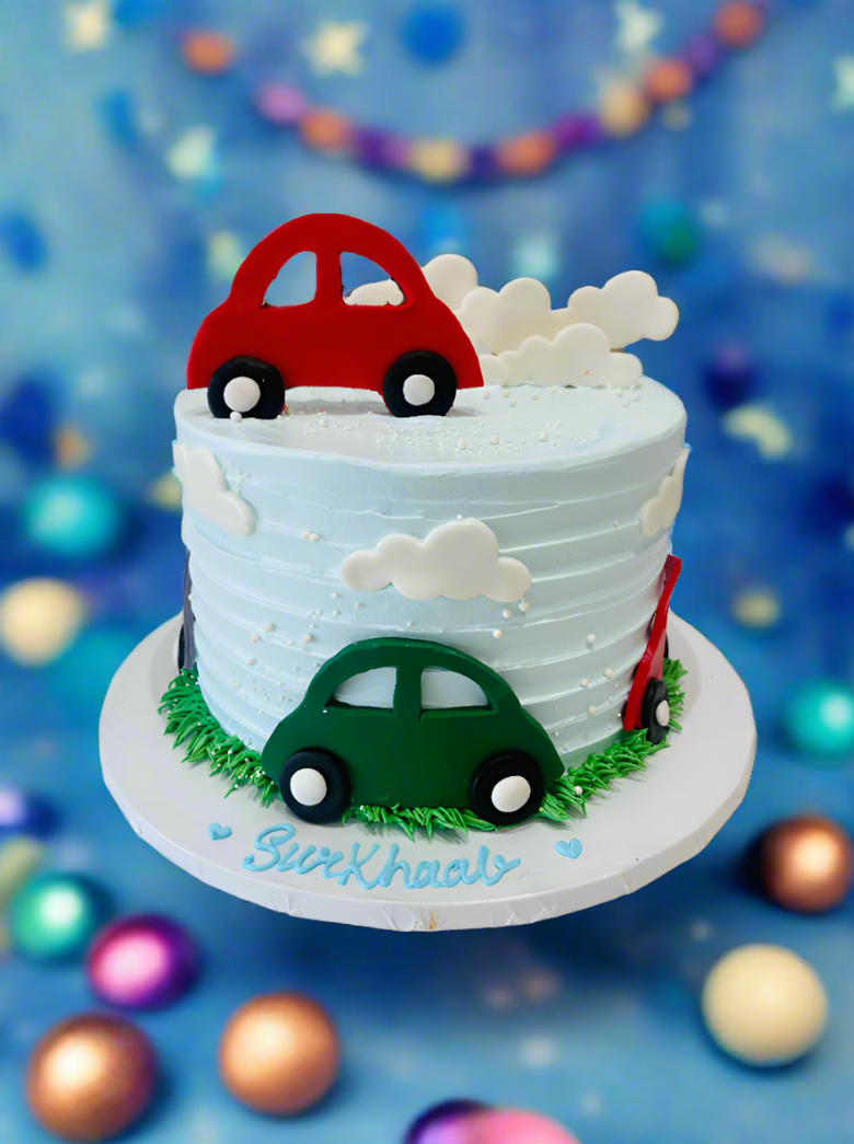 Surkhaab Car Cream Cake