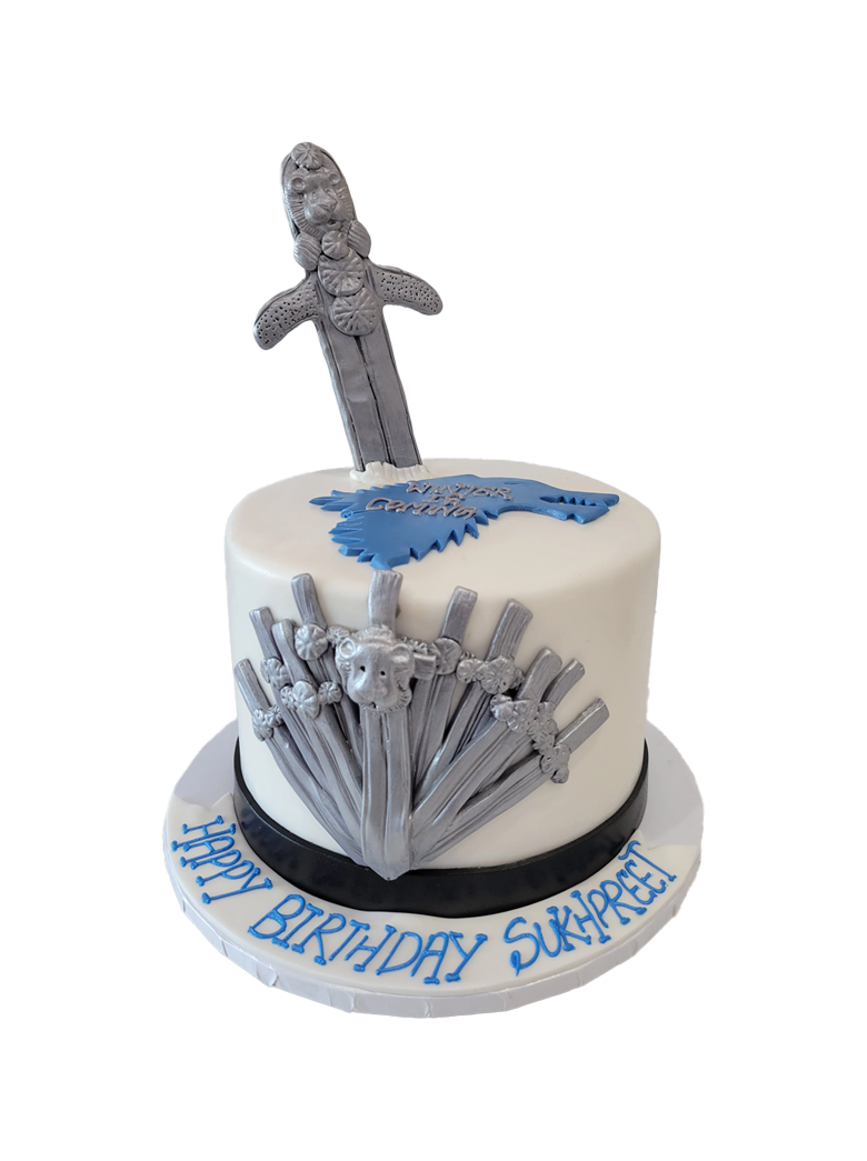 Sword Fondant Cake