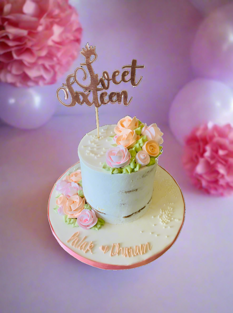 Akriti Sweet Sixteen Birthday Cake