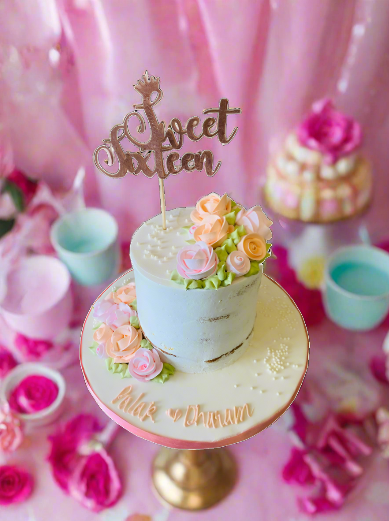 Akriti Sweet Sixteen Birthday Cake