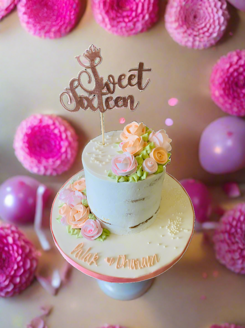 Akriti Sweet Sixteen Birthday Cake
