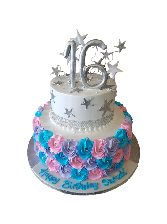Shruti Sweet Sixteen Cake
