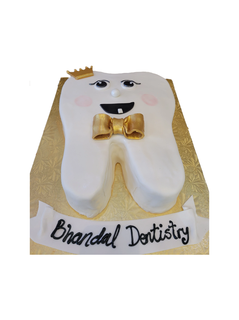 Tooth Molded Fondant Cake