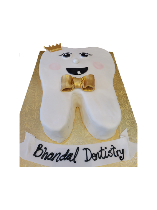 Tooth Molded Fondant Cake