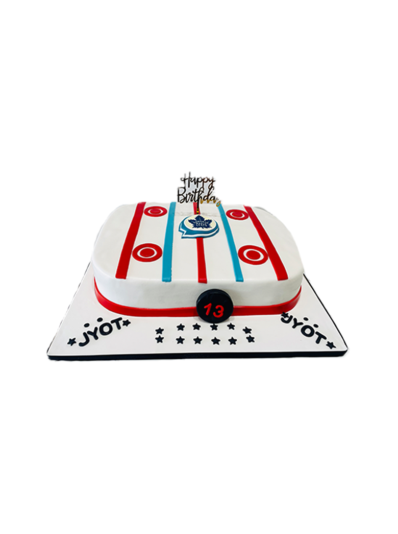Toronto Maple Leaf Fondant Cake
