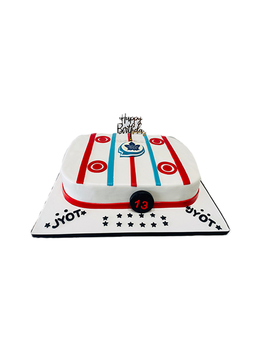 Toronto Maple Leaf Fondant Cake