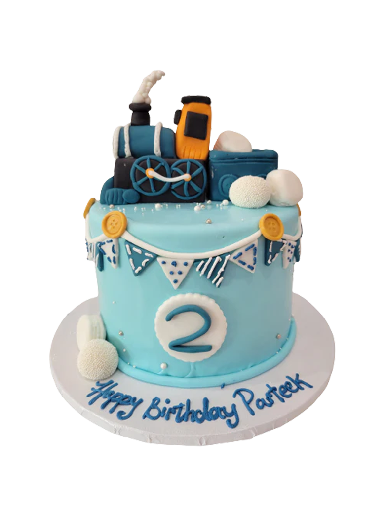 Train Fondant Cake