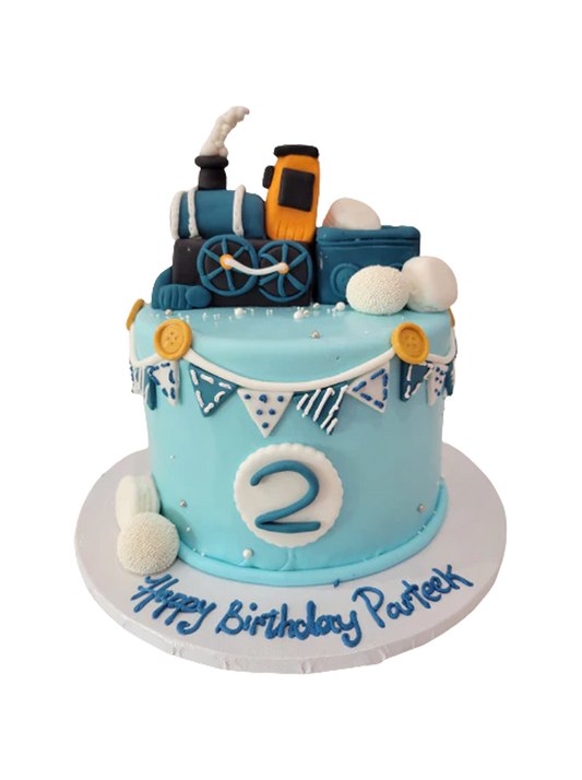 Train Fondant Cake