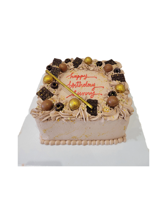 Triple Choco Birthday Cake