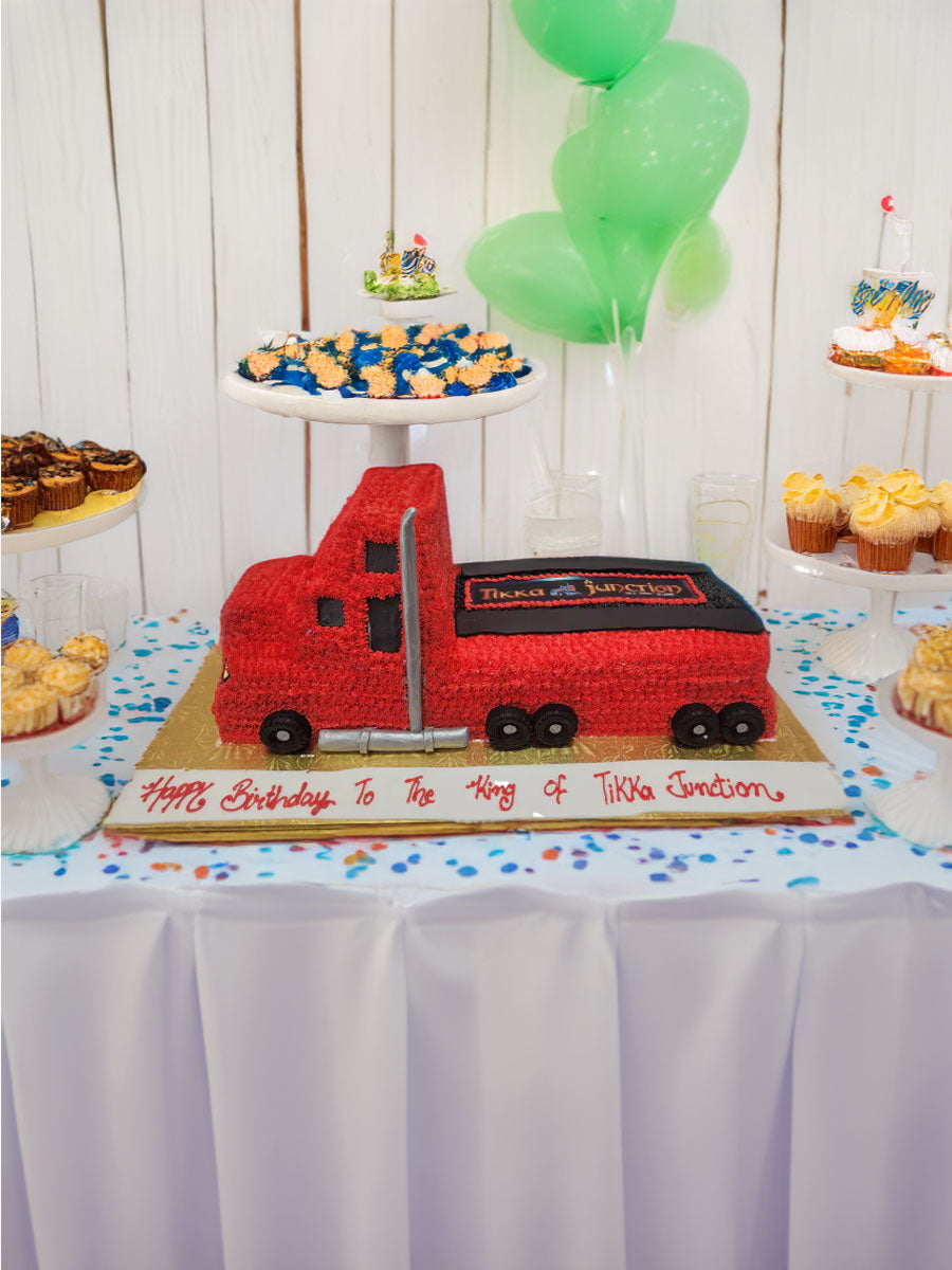 Truck Molded Cream Cake