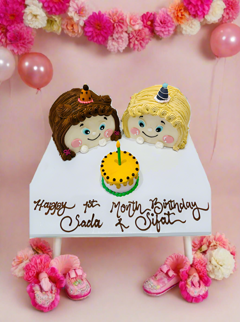 Twin Archs Birthday Cake