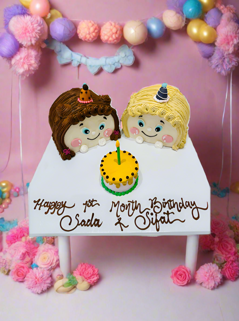 Twin Archs Birthday Cake