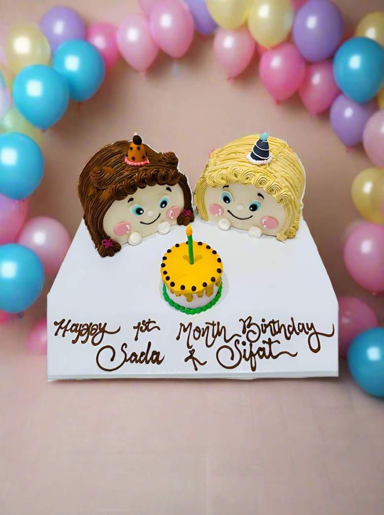 Twin Archs Birthday Cake