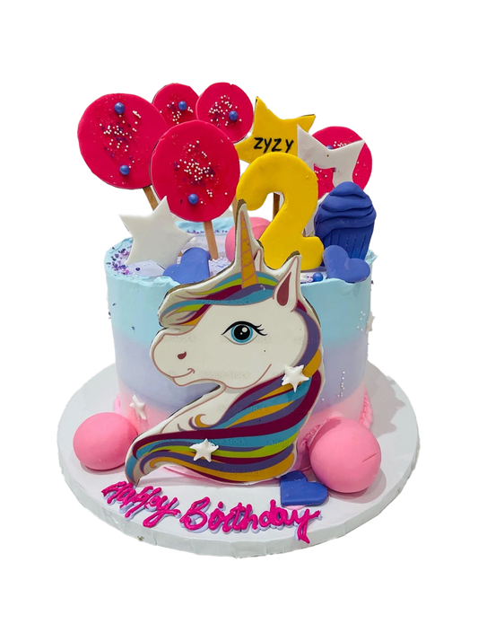 Unicorn Fantasy Cream Cake