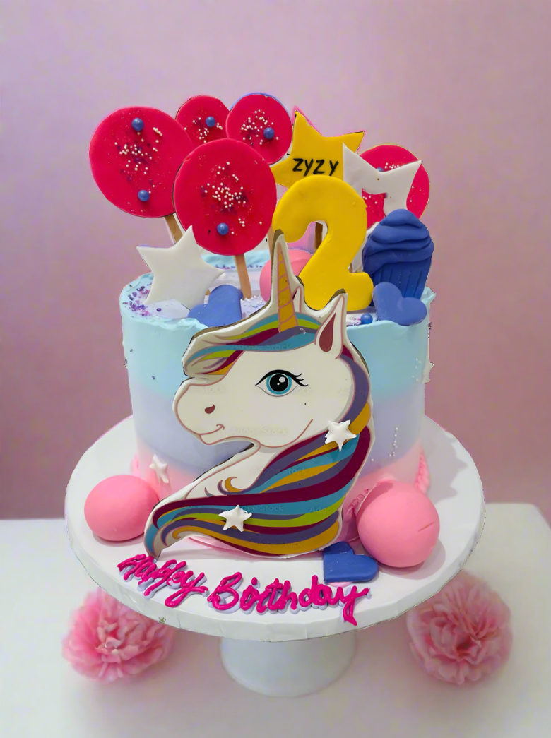 Unicorn Fantasy Cream Cake