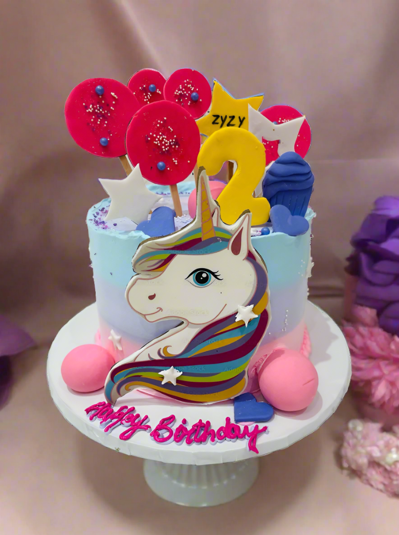 Unicorn Fantasy Cream Cake