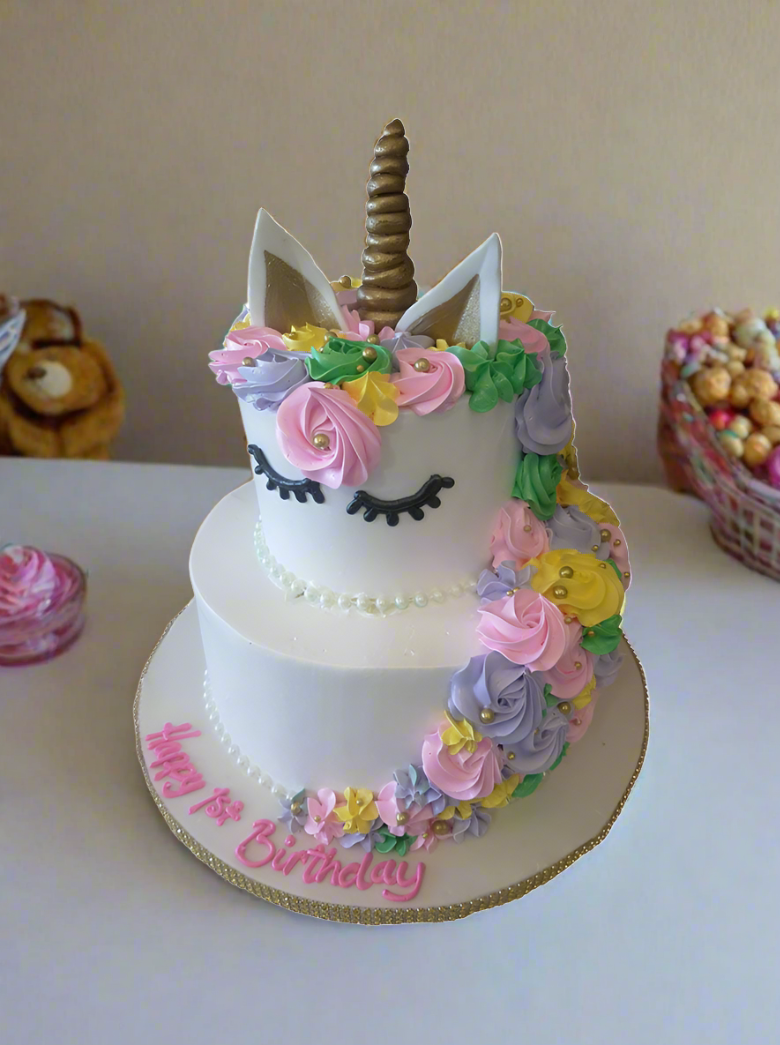 Unicorn Tiered Cake