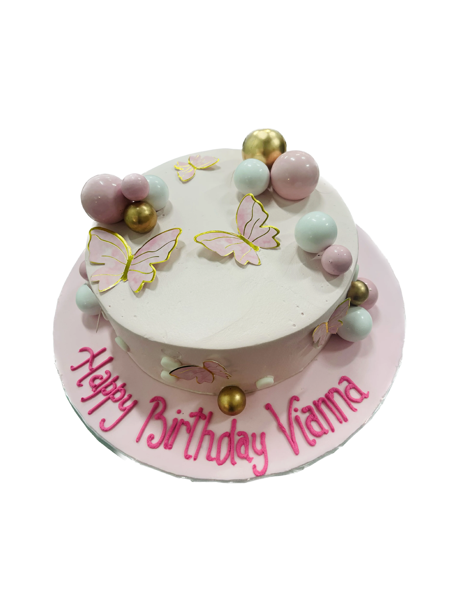 Vianna Pink Butterfly Cake