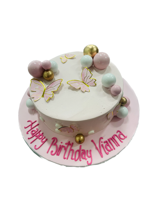 Vianna Pink Butterfly Cake