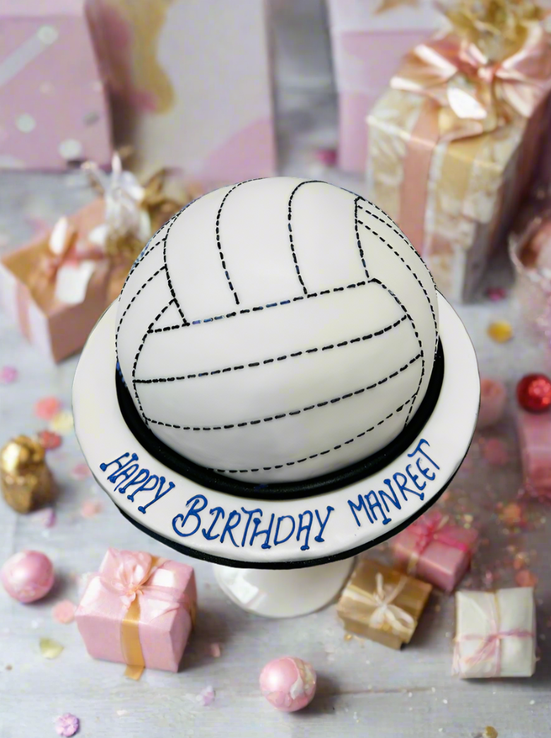 Volleyball Molded Cake