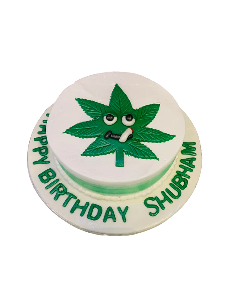 Weed Cream Cake