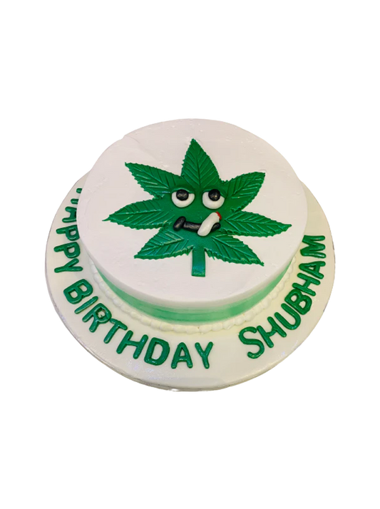 Weed Cream Cake