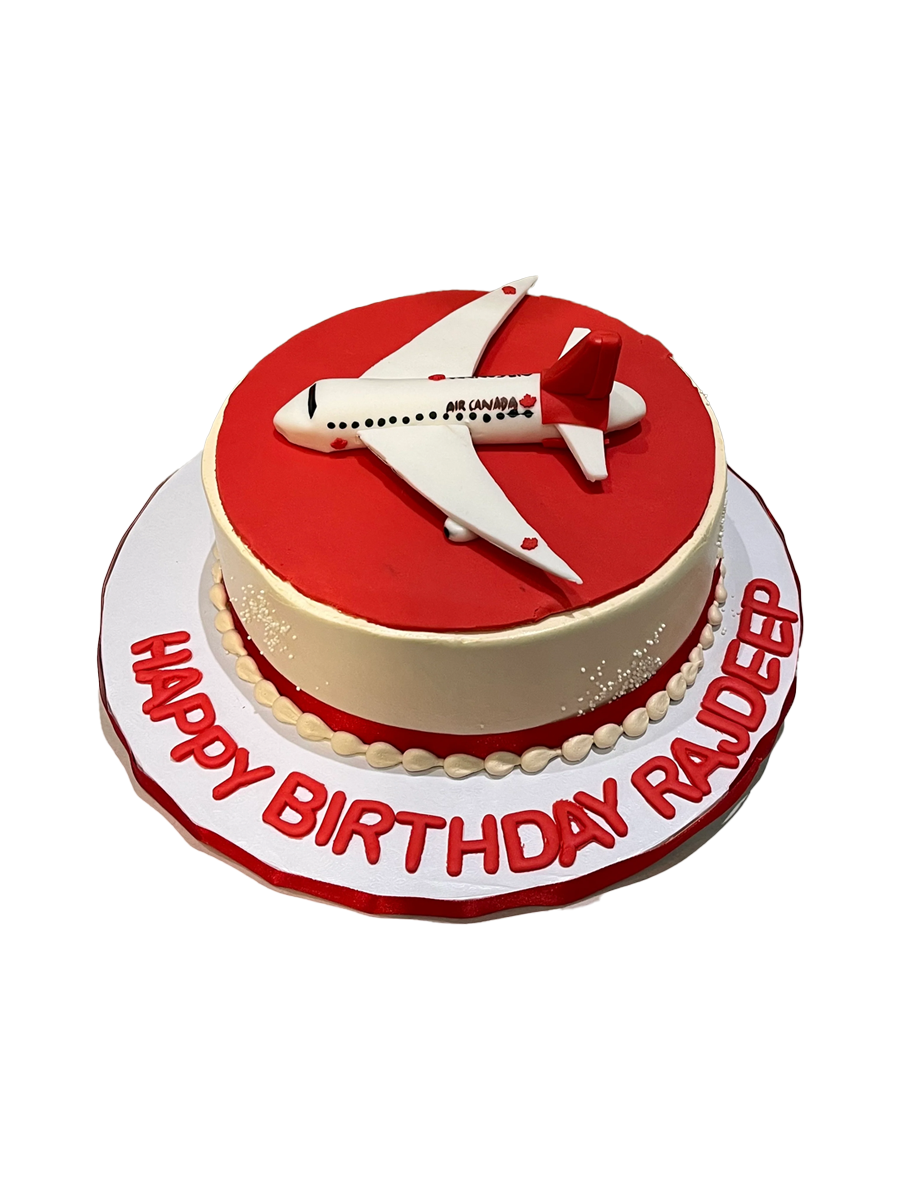 WELCOME TO CANADA PLANE CAKE