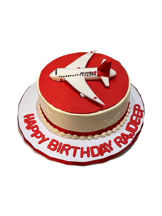 WELCOME TO CANADA PLANE CAKE